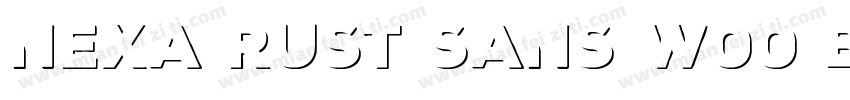 Nexa Rust Sans W00 Blac字体转换